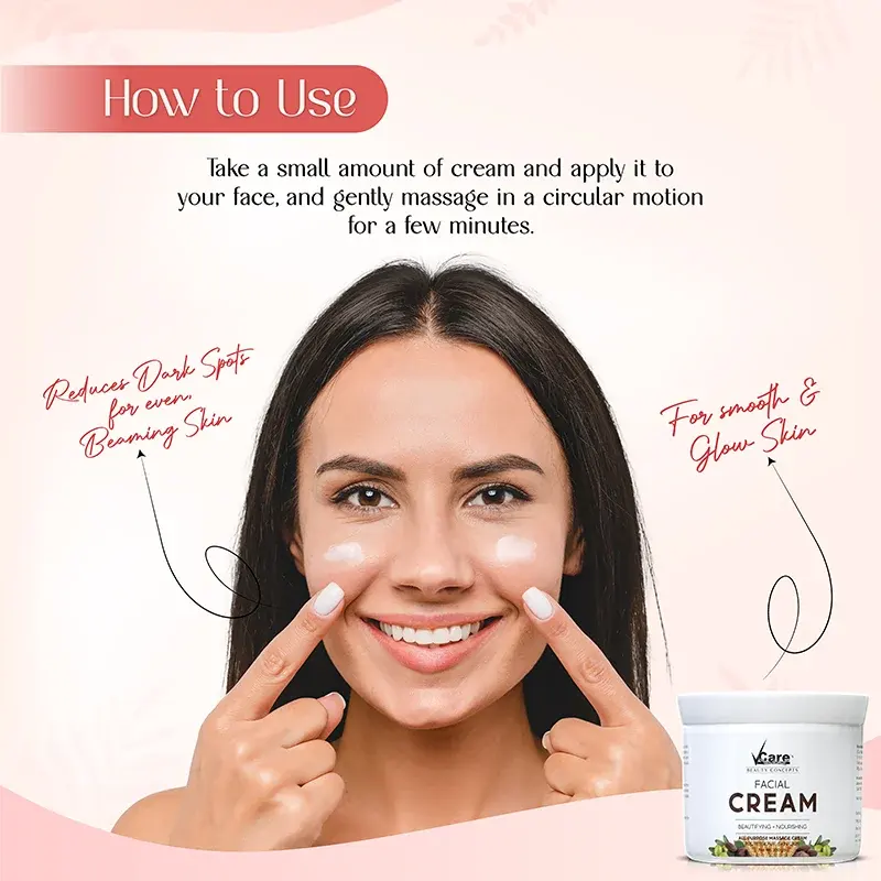 Facial cream for men and women